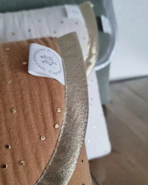 matelas Ă  langer en double gaze de coton