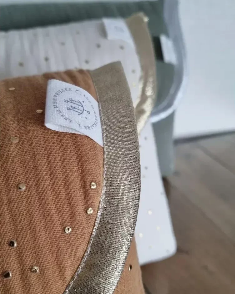 matelas à langer en double gaze de coton