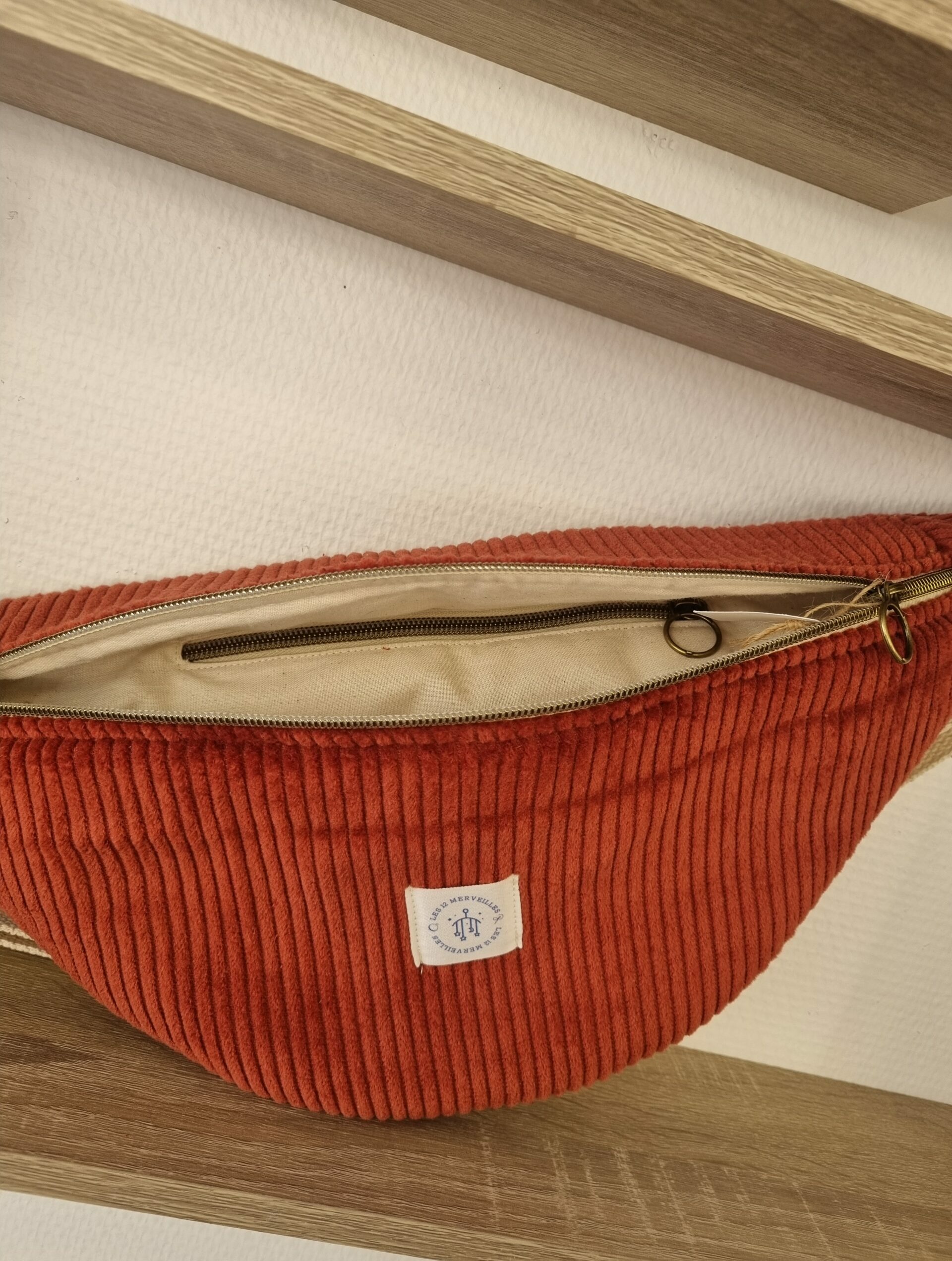 maxi banane velours rouille