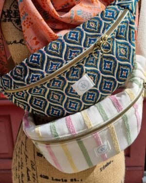 bananes rideaux upcyclées