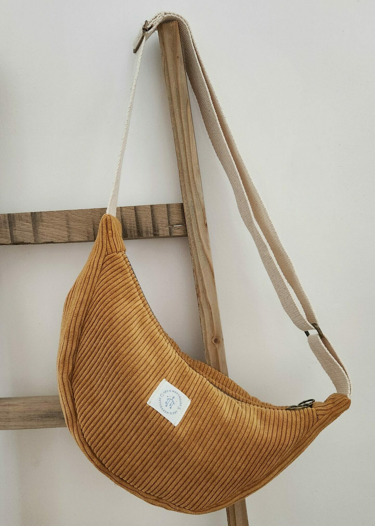 sac Léa Velours camel