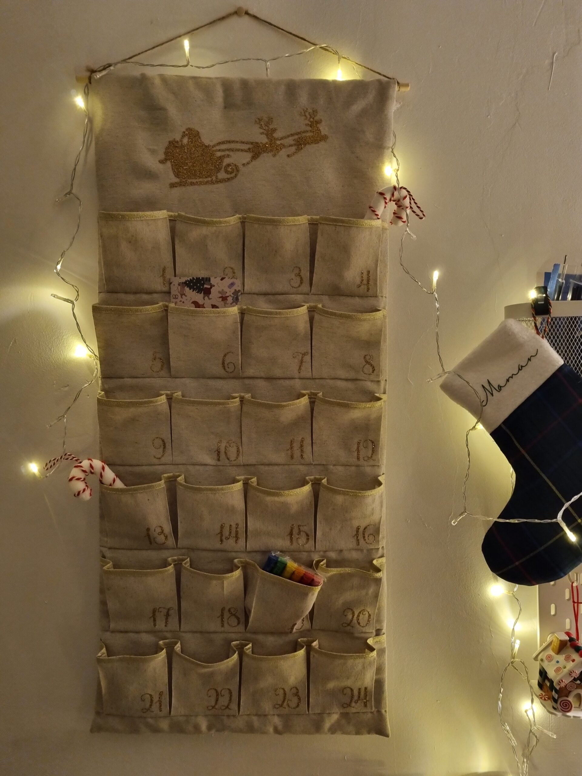 Calendrier de l'avent à remplir🎄